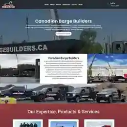 Canadian Barge Builders website design by 360 Web Firm
