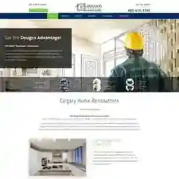 Dougco Renovations website design by 360 Web Firm
