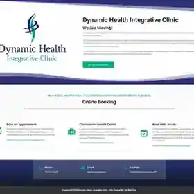 Dynamic Health Integrative Clinic website design by 360 Web Firm