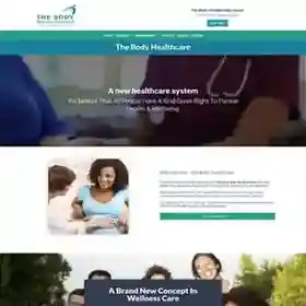 The Body Healthcare website design by 360 Web Firm